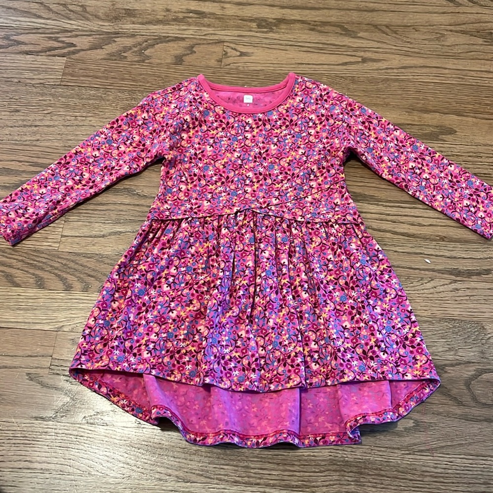 Tea floral pink dress
